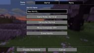 Several aspects of Minecraft's UI were updated in this snapshot (Image via Mojang)